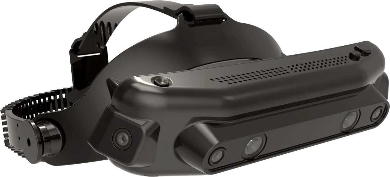 6-camera SLAM data-collection headset